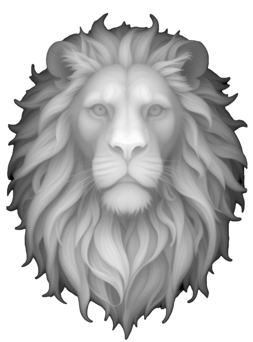 Lion-face-001 3D model